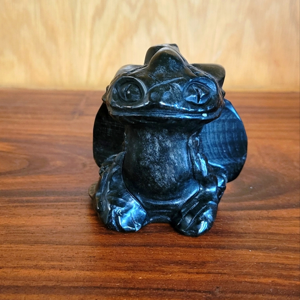 Black Obsidian Toothless 3" Tall 3" Wide